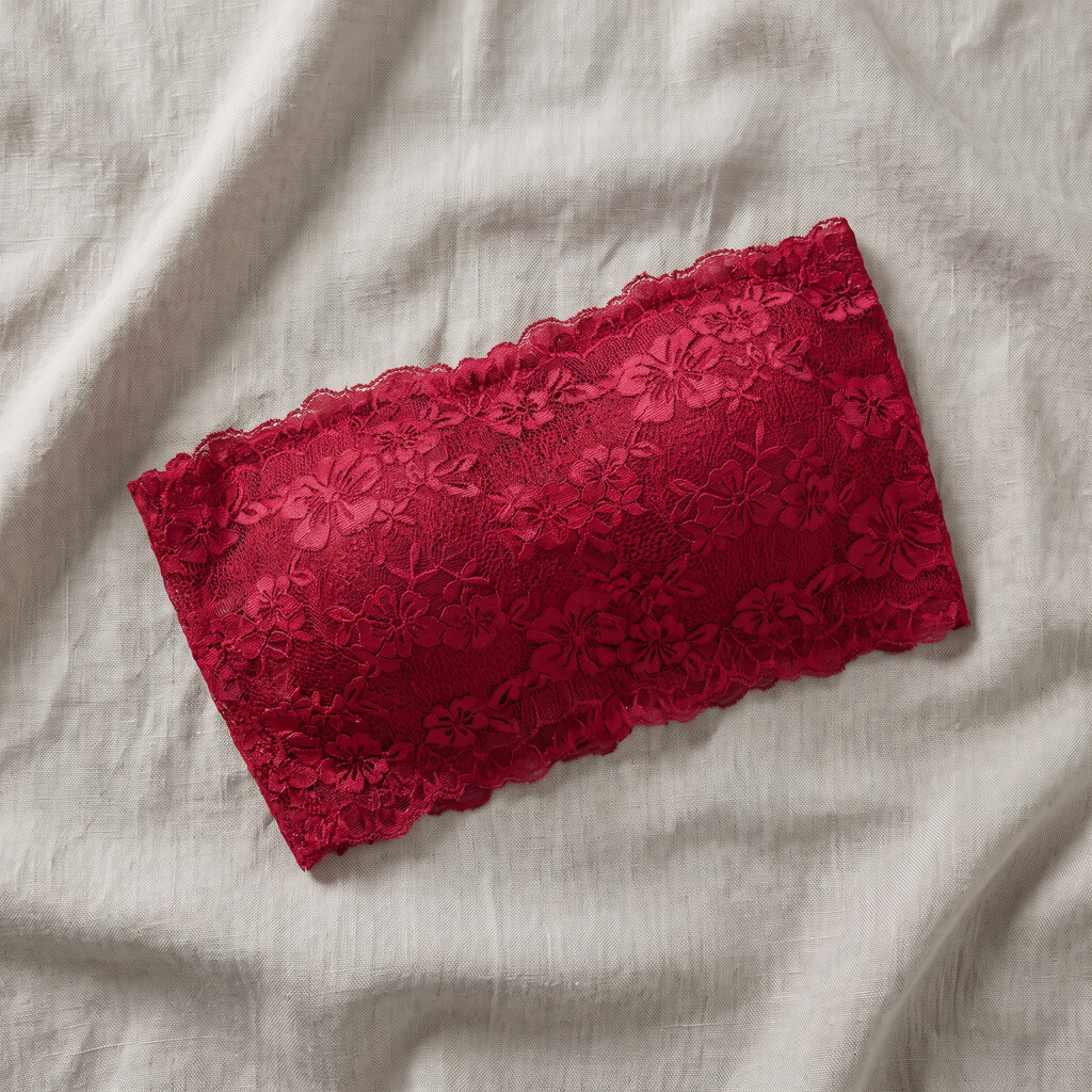 Avéline Floral Lace Strapless Bandeau Bra