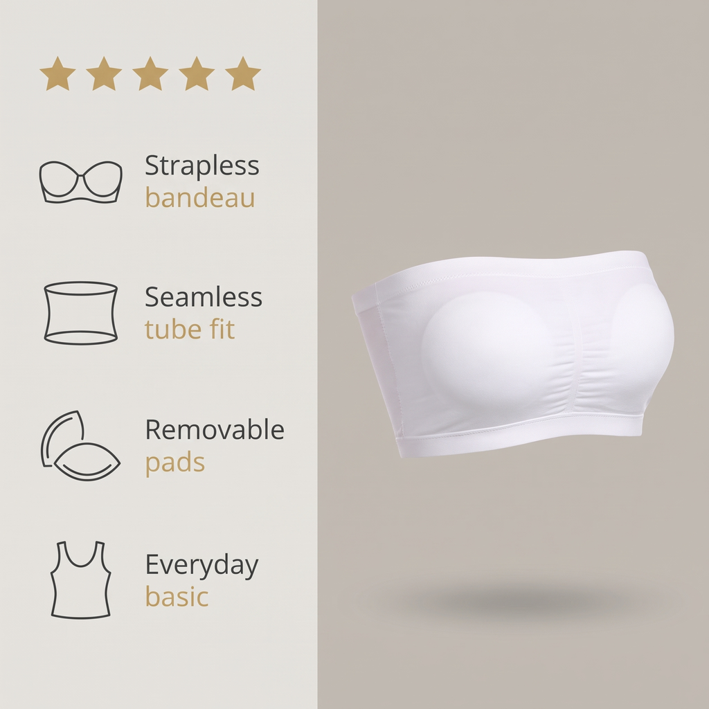 Avéline Strapless Bandeau Bra