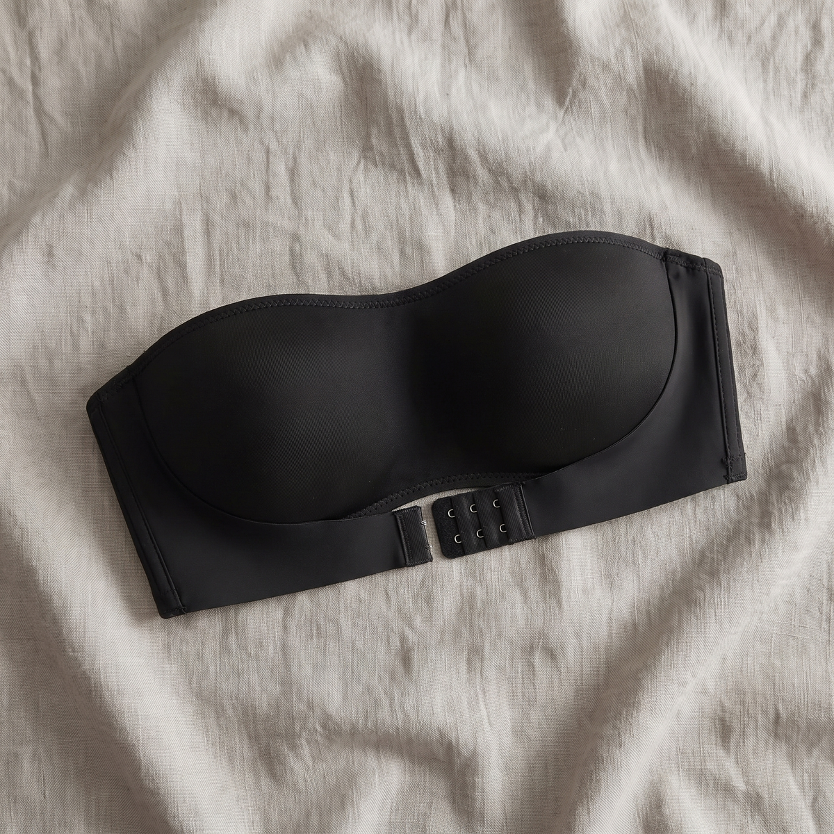 Avéline Sexy Strapless Buckle-Front Bandeau Bra Top