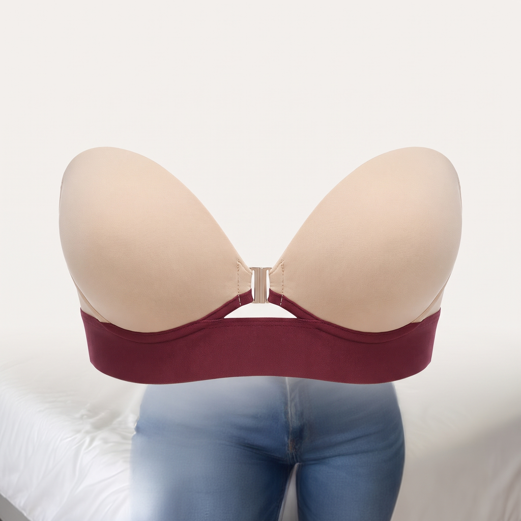 Avéline Strapless Hook-Front Bandeau Bra