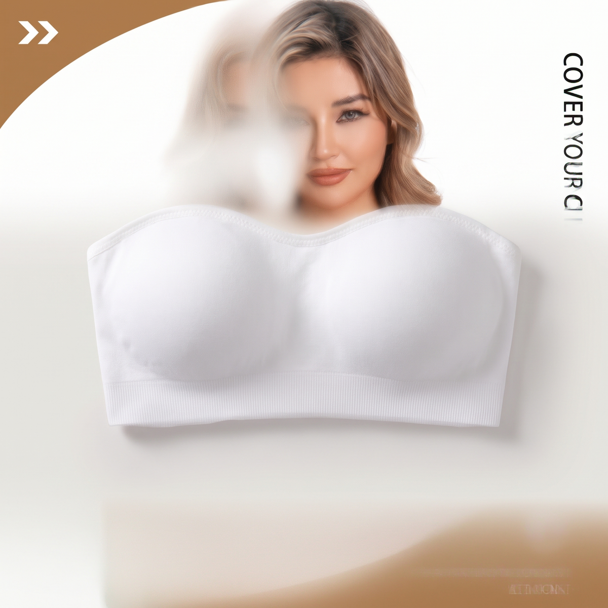 Avéline Strapless Bandeau Bra with Removable Pads