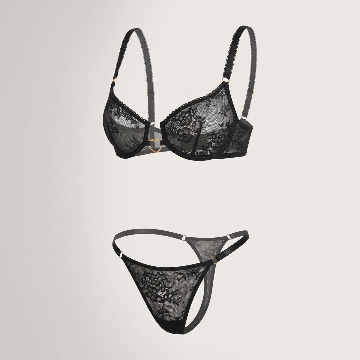 Avéline Lace Bra & Panty Set
