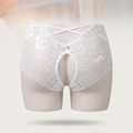 Avéline Floral Lace Open-Back Panties