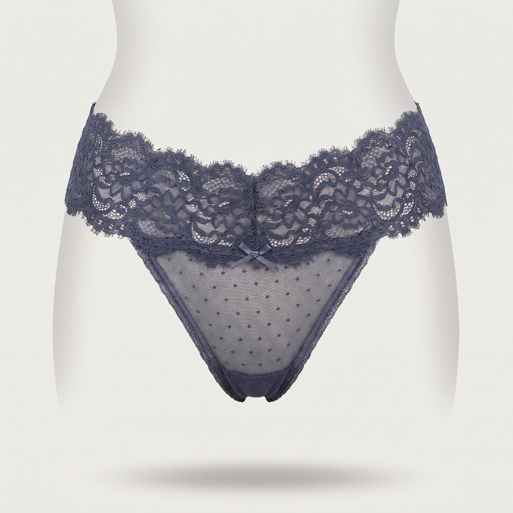 Avéline Lace Backless Low-Rise Briefs