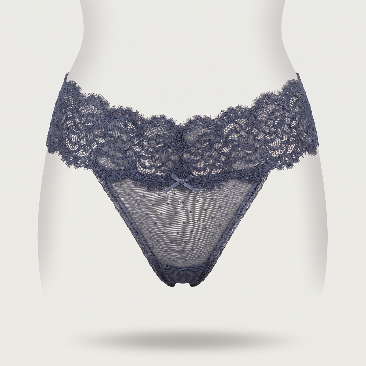 Avéline Lace Backless Low-Rise Briefs