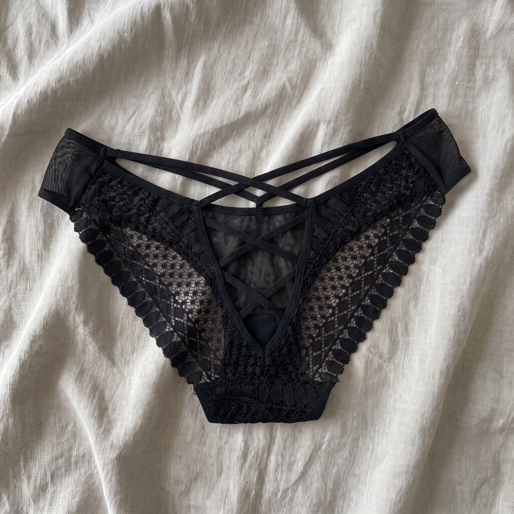 Avéline Plus-Size Lace Triangle Panties