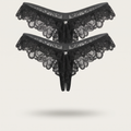 Avéline Lace Criss-Cross Thong