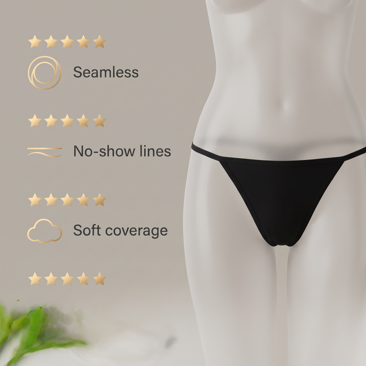 Avéline Seamless Thong