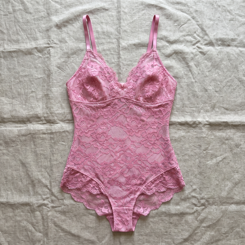 Avéline Firm-Control Full-Lace Thong Bodysuit