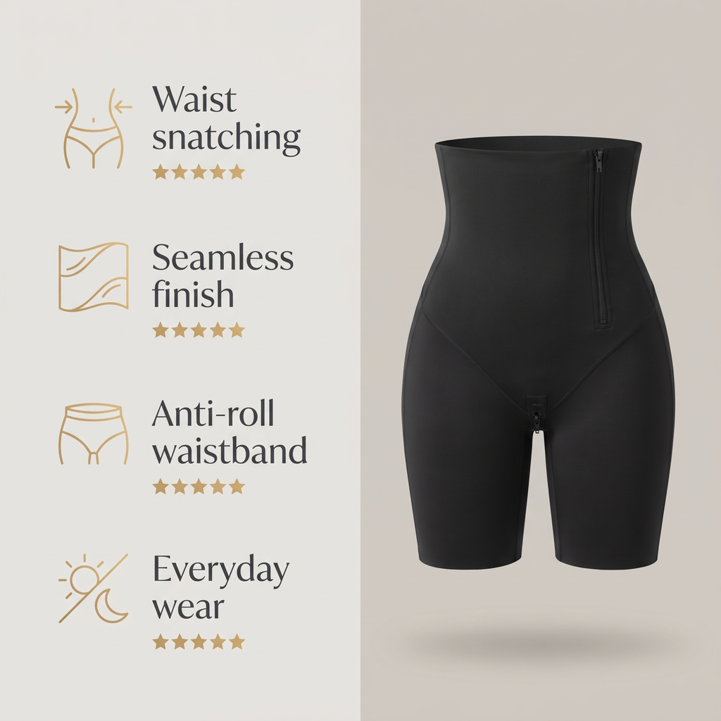 Avéline High-Waisted Sculpting Short