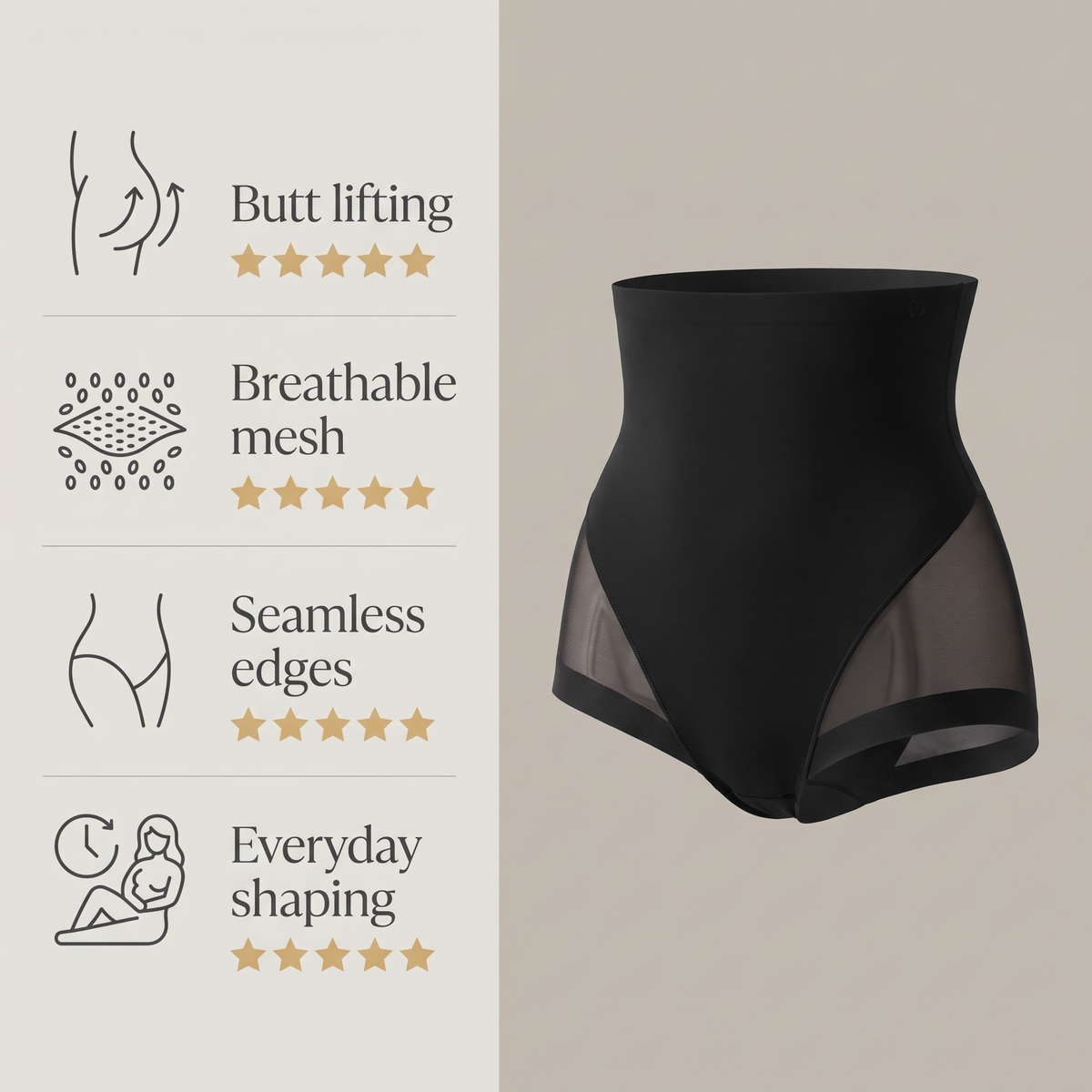 Avéline Butt-Lifting Shaping Brief