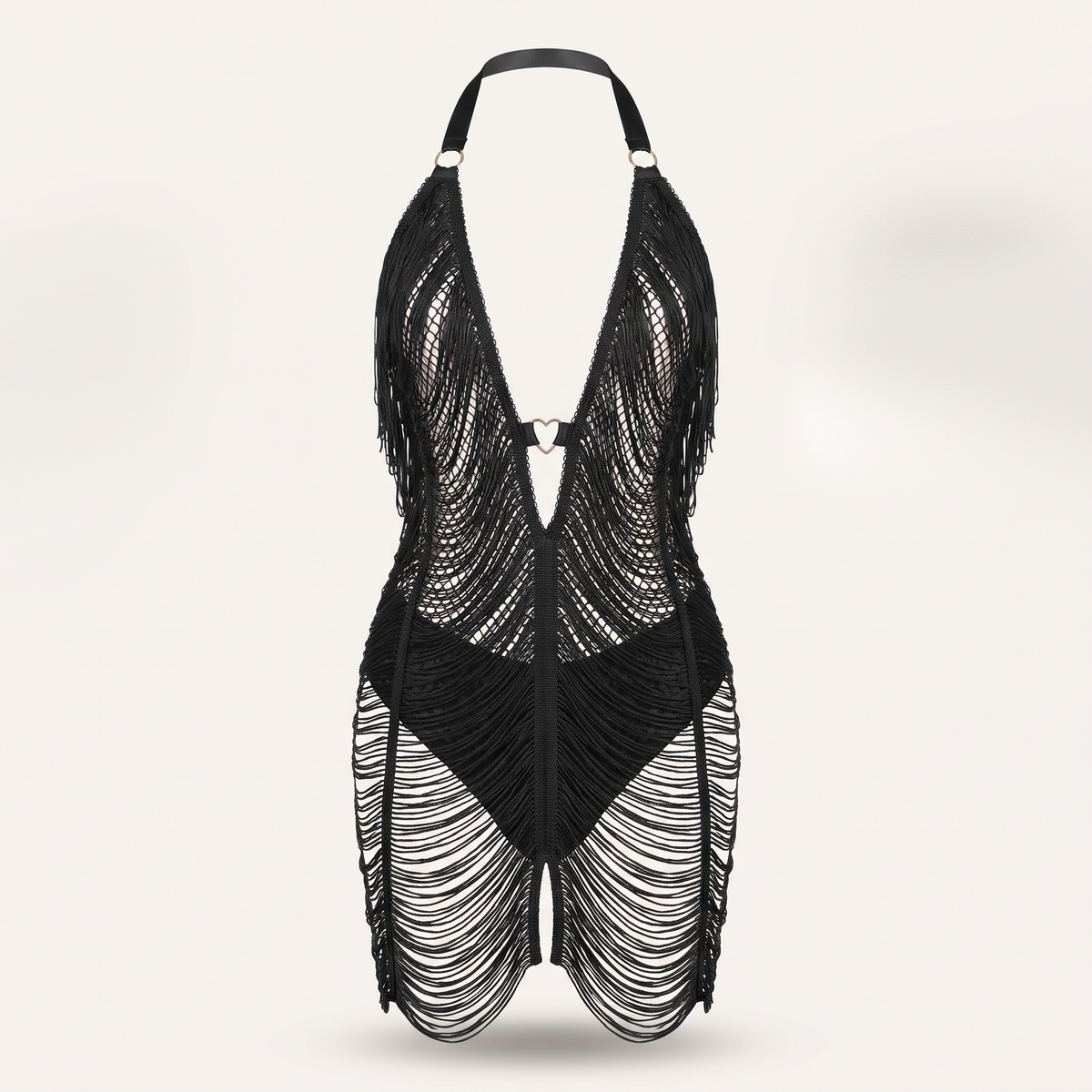 Avéline Tassel Bodycon Mini Nightie