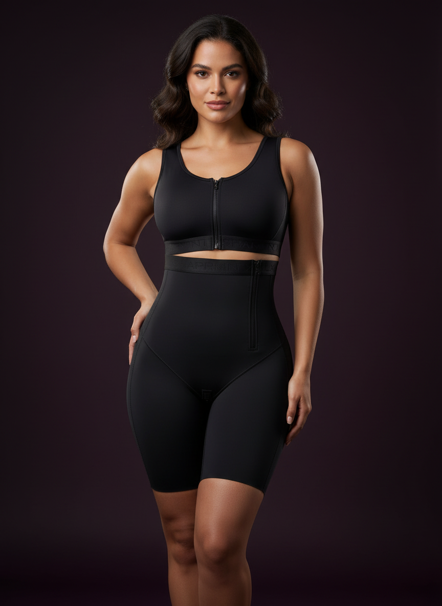 Model wearing Avéline High-Waisted Sculpting Short